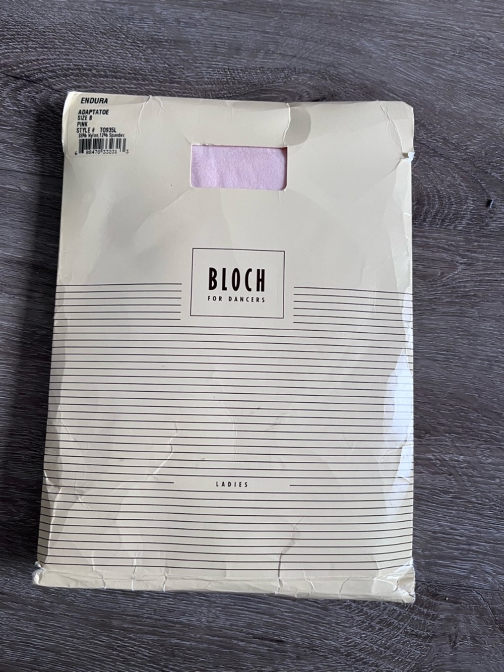 Bloch Endura Adaptatoe Tights in Pink